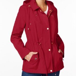 Charter Club Water-Resistant Hooded Anorak Jacket XXL NWT Ravishing Red
